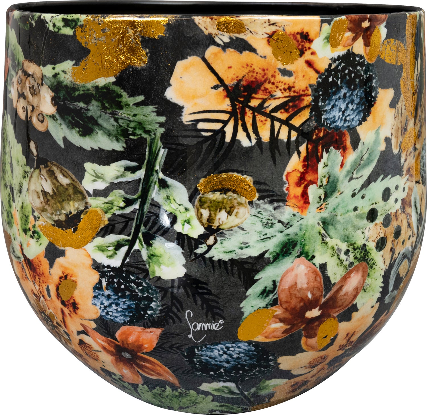 TS bloempot Berry blauw D 28 H 25 cm