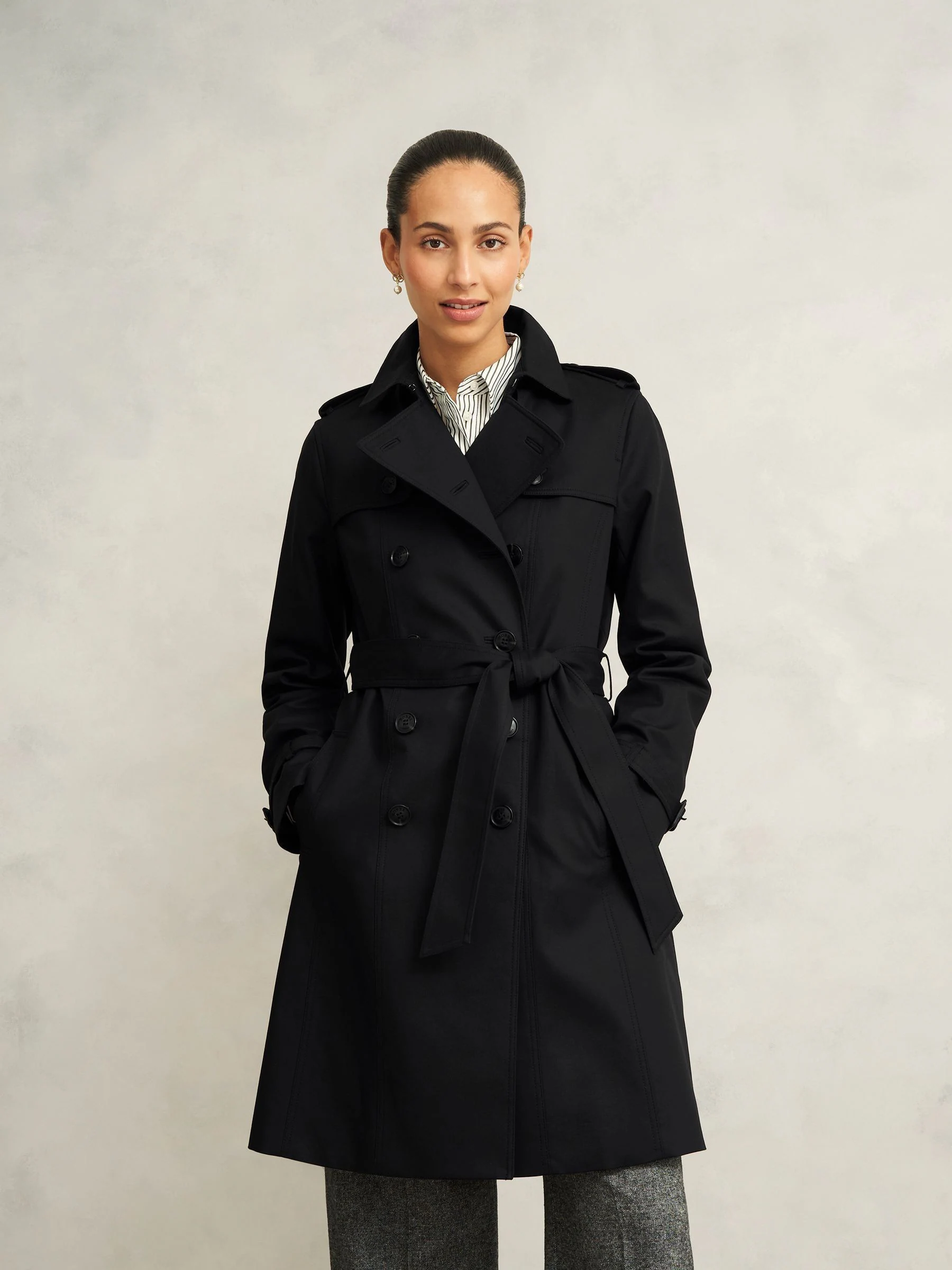 Hobbs Petite Skylar Trench Coat