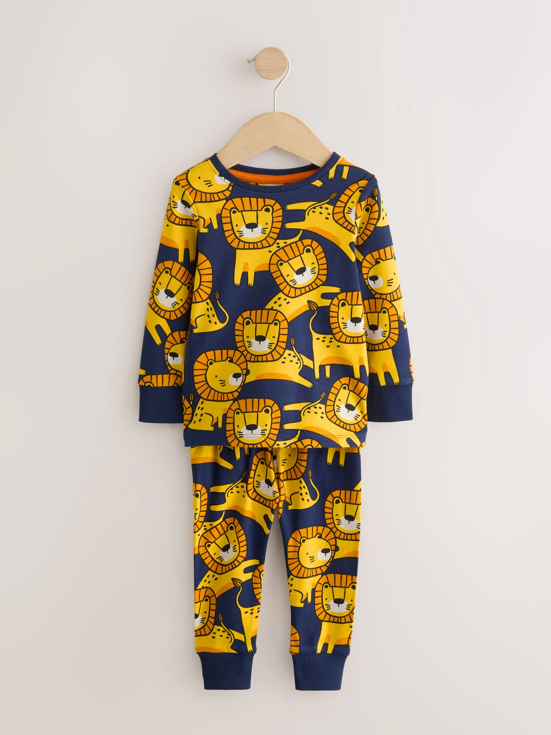 Vrolijk gekleurde dierenprint - Verpakking van 3 knusse pyjama's (9 mnd-8 jr)