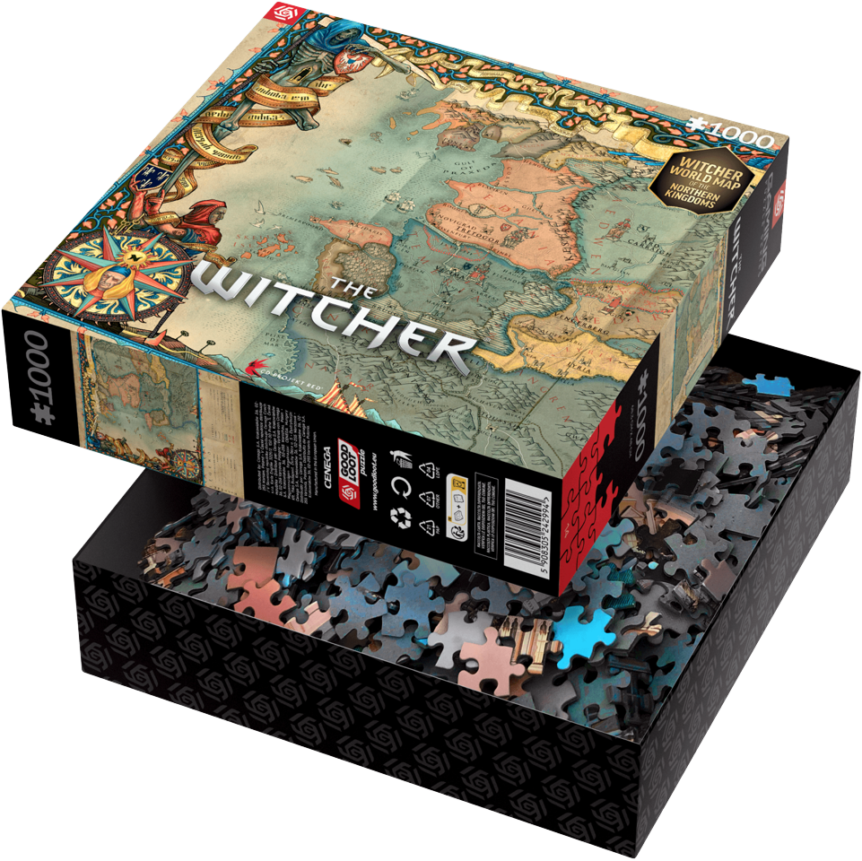 Good Loot - Gaming Puzzle: The Witcher 3 The Northern Kingdoms Puzzles - 1000