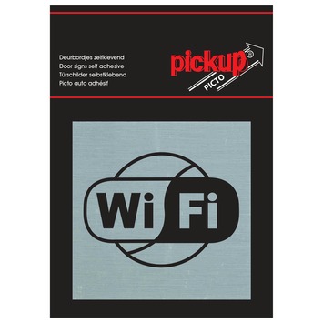Pickup Alu Picto wifi 8x8 cm