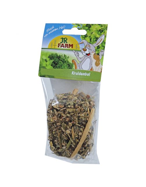 Jr Farm Kruidenbol - Ruwvoer - 5 x 9 x 15 cm 60 g