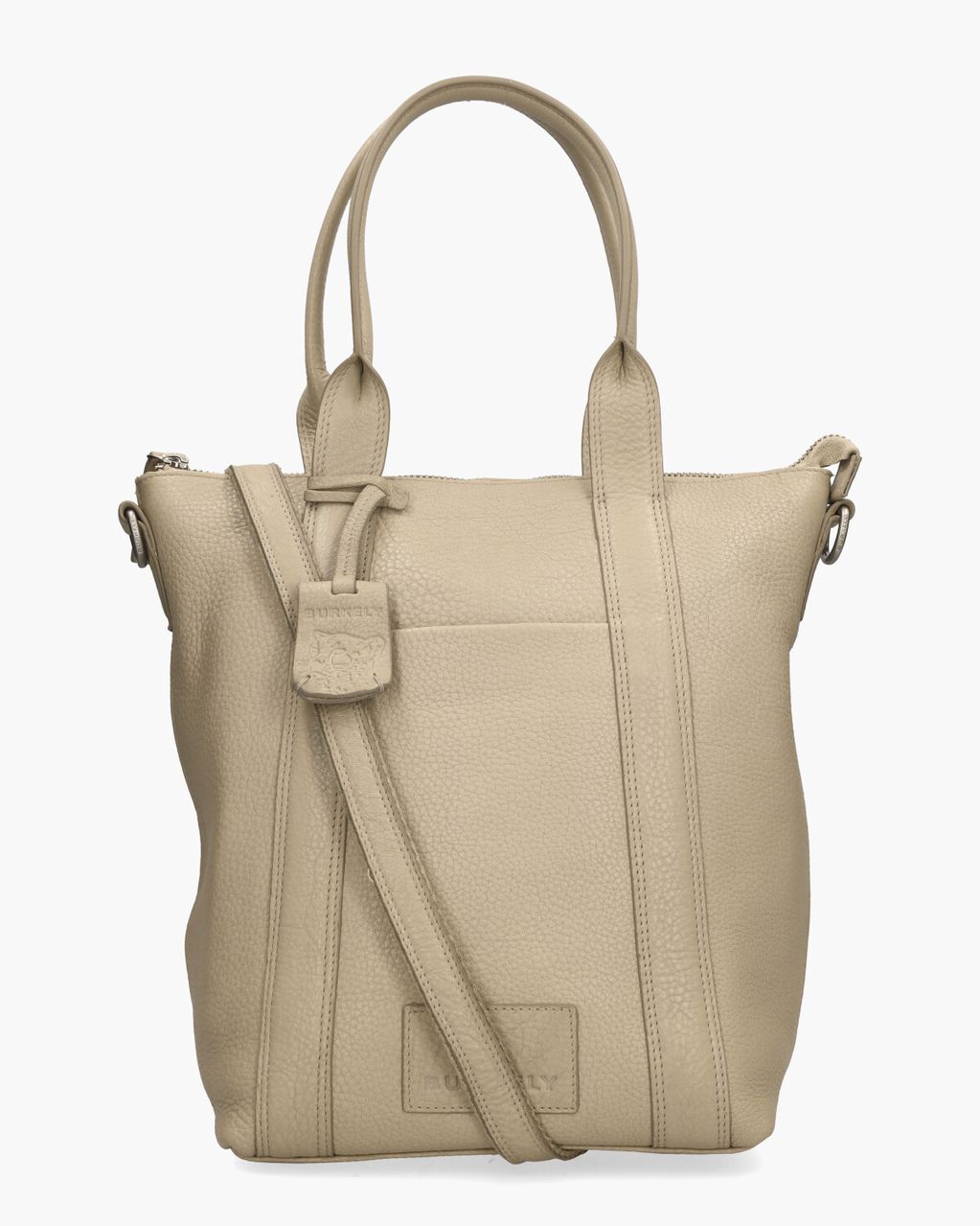 Burkely Soft Skylar Shopper Small Lichtgrijs Tas
