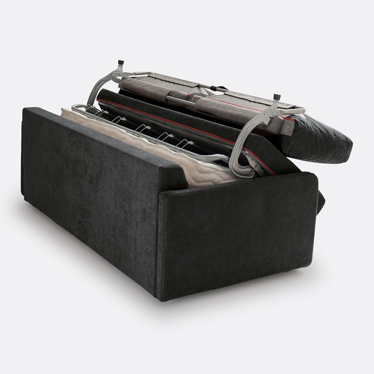 LA REDOUTE INTERIORS<br>Sofá-cama, tecido texturizado, espuma Marta