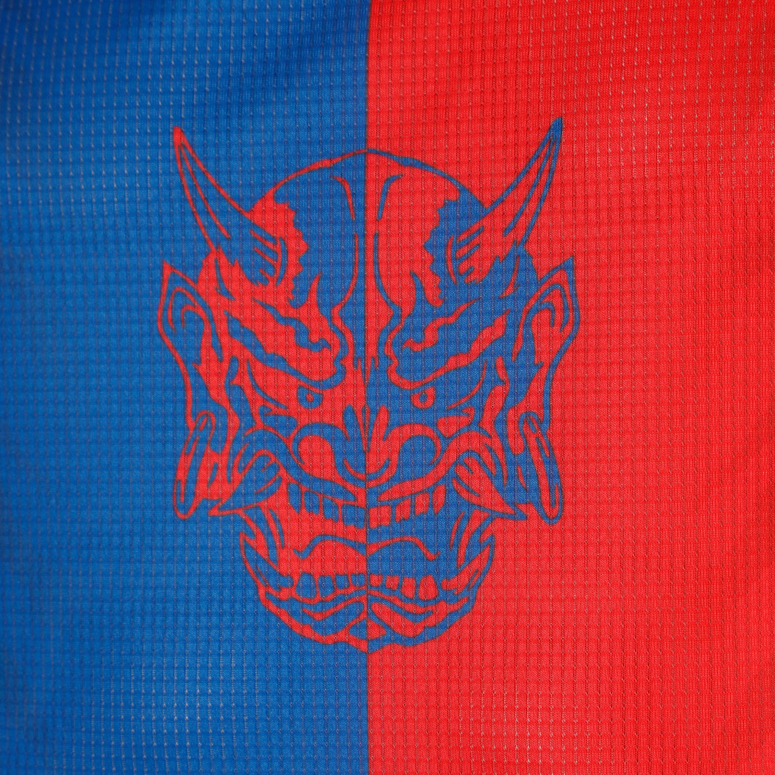 Mizuno DryAeroFlow Graphic Tank Maillot De Course Hommes - Rouge , Bleu