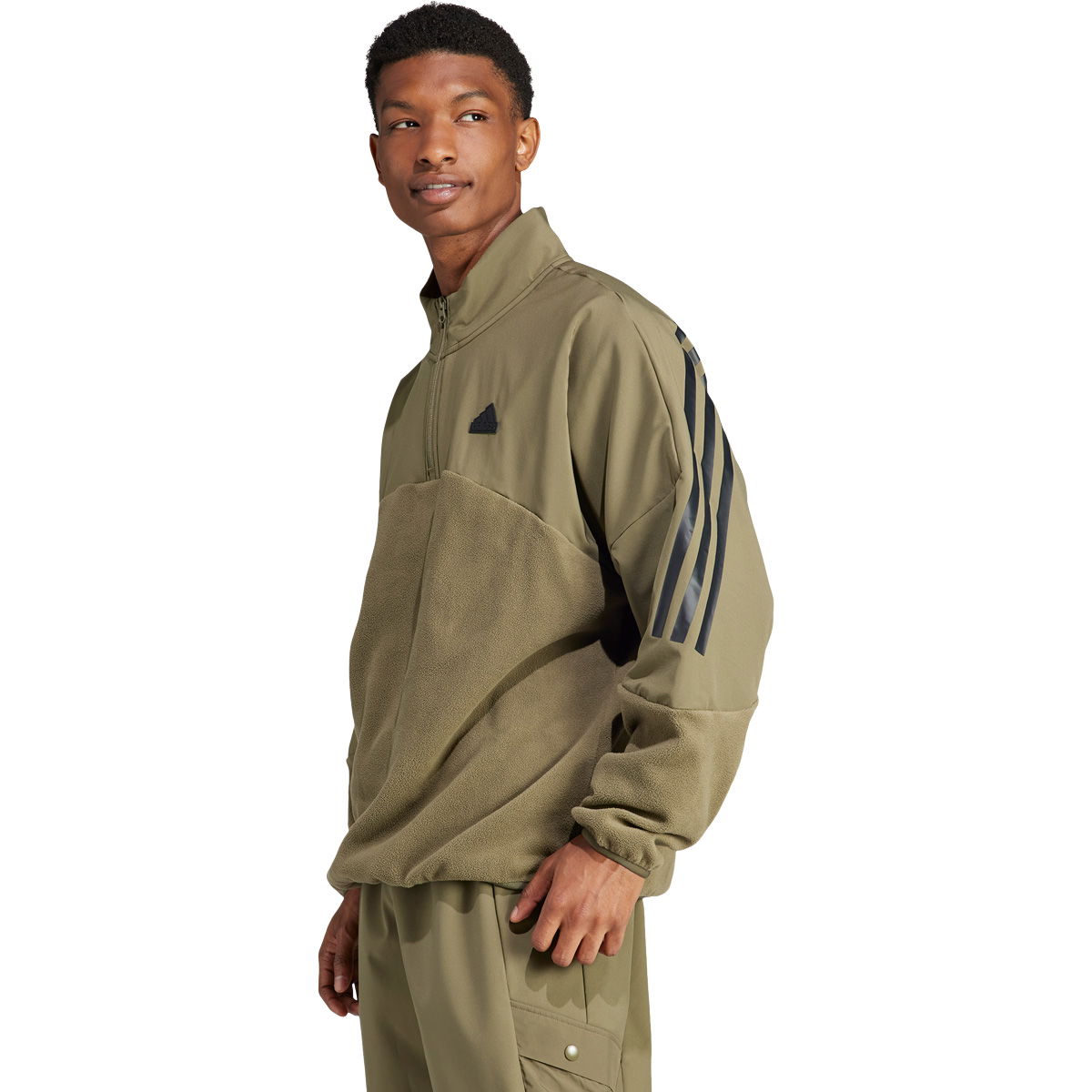 adidas Future Icons 3-Stripes 1/4 Zip Sweatshirt Herre