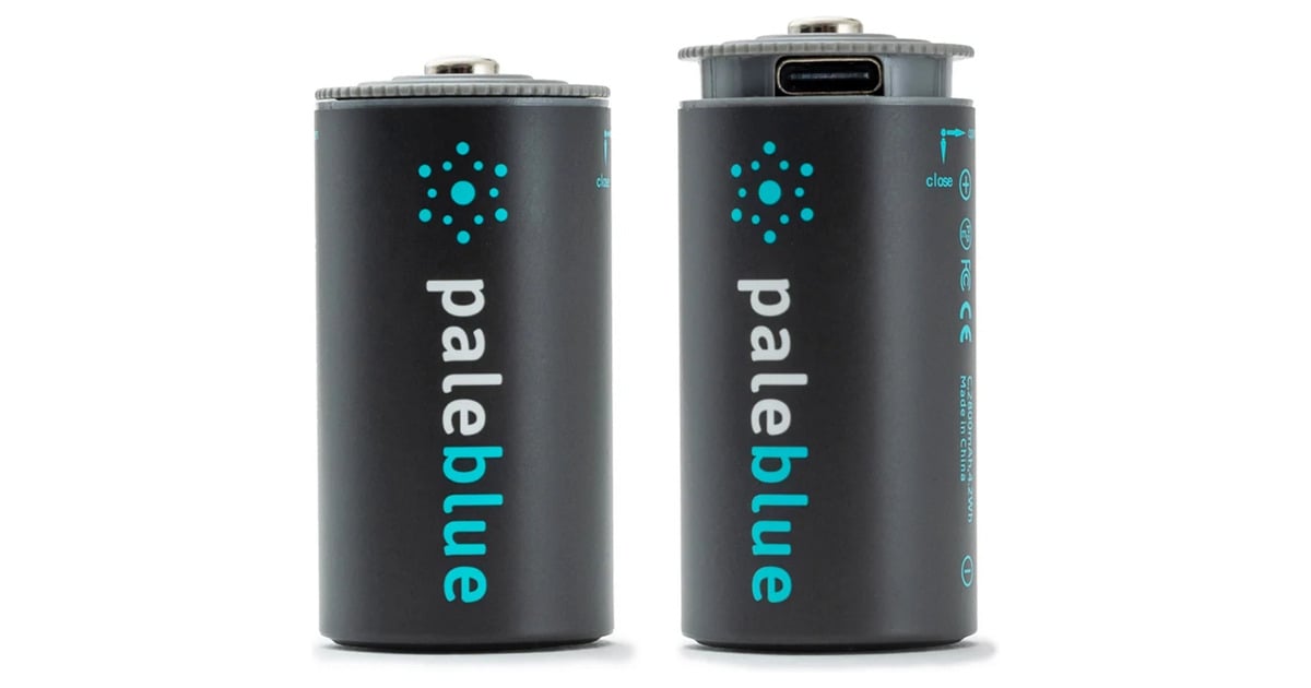 PaleblueC (USB-C) Oplaadbare batterij, 2 stuks  (Zwart)