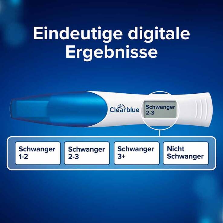 Clearblue Schwangerschaftstest Kombipack Urin, 2 St