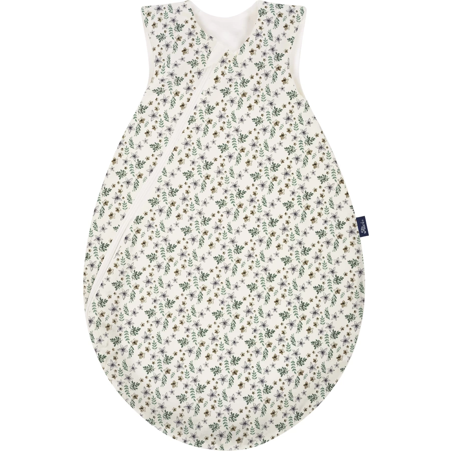Alvi® Schlafsack Sommertraum Petit Fleurs grünweiß