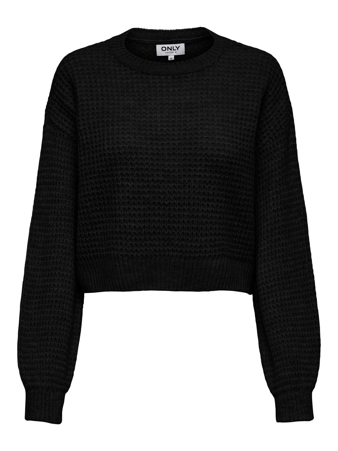 ONLMIKANI Strickpullover Black