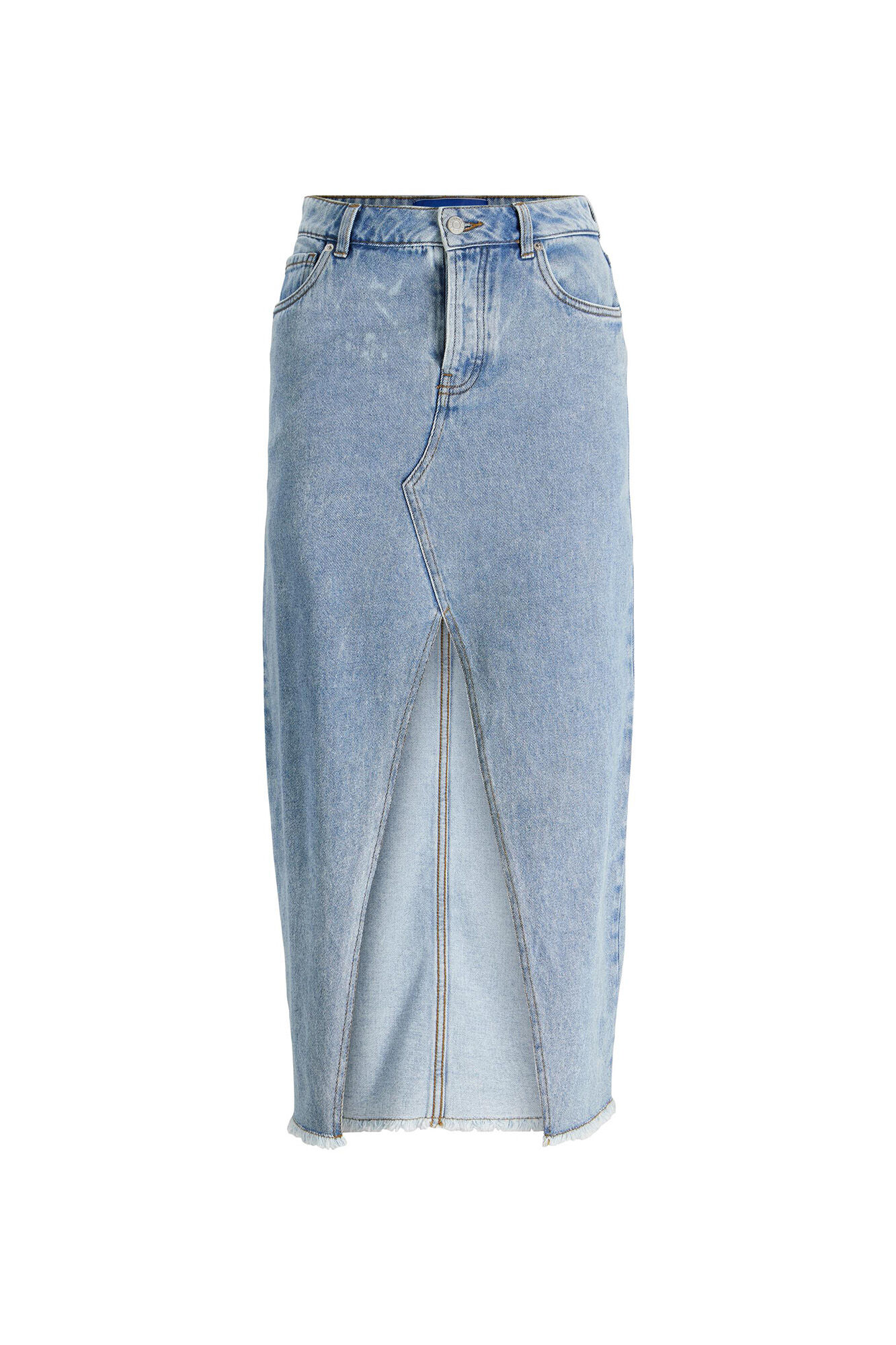 Saia longa de jeans