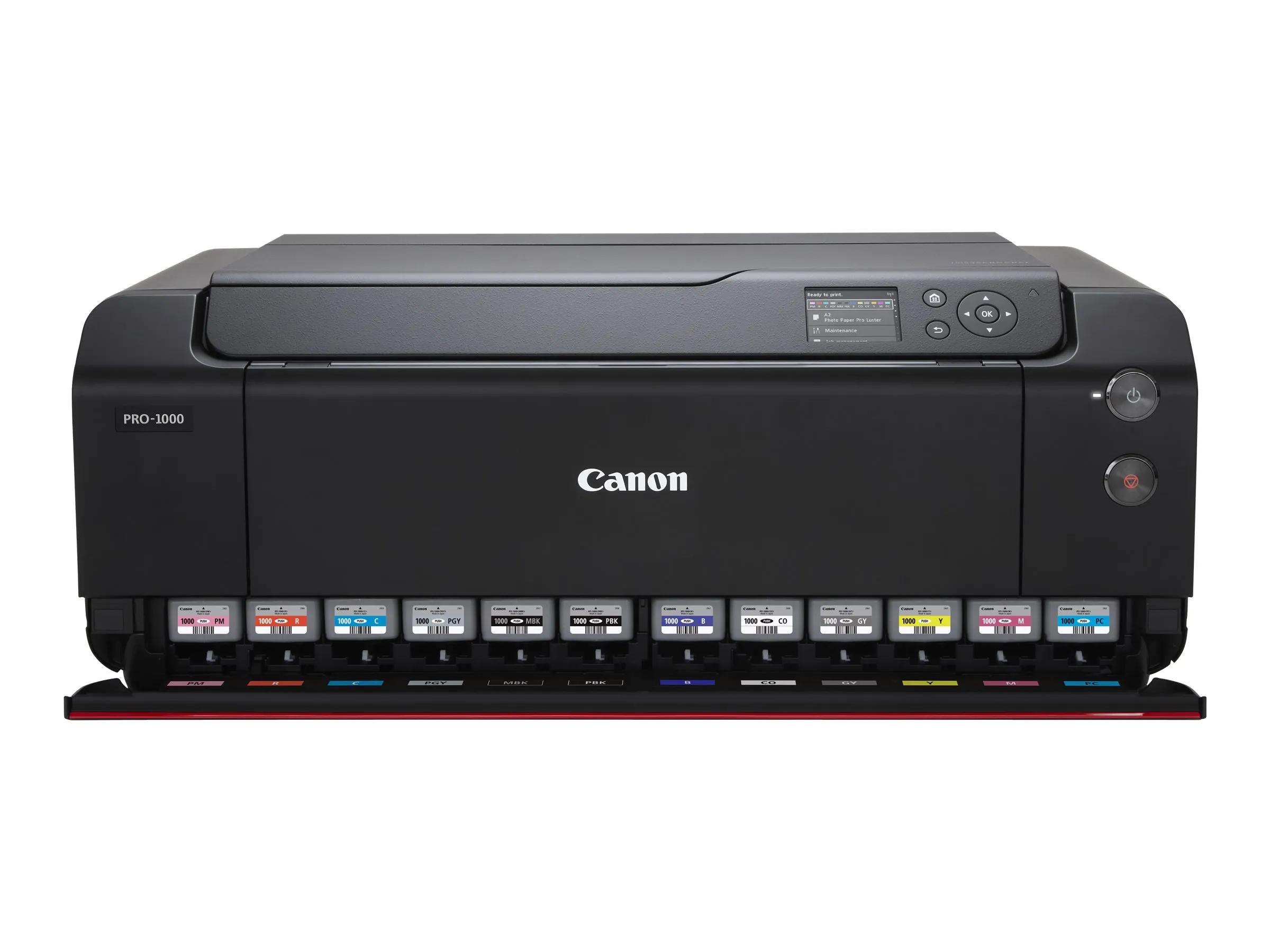 Canon imagePROGRAF PRO-1000 - Printer - farve - blækprinter - 431.8 x 558.8 mm op til 3.58 min./side (farve) - USB 2.0, LAN, Wi-Fi(n)