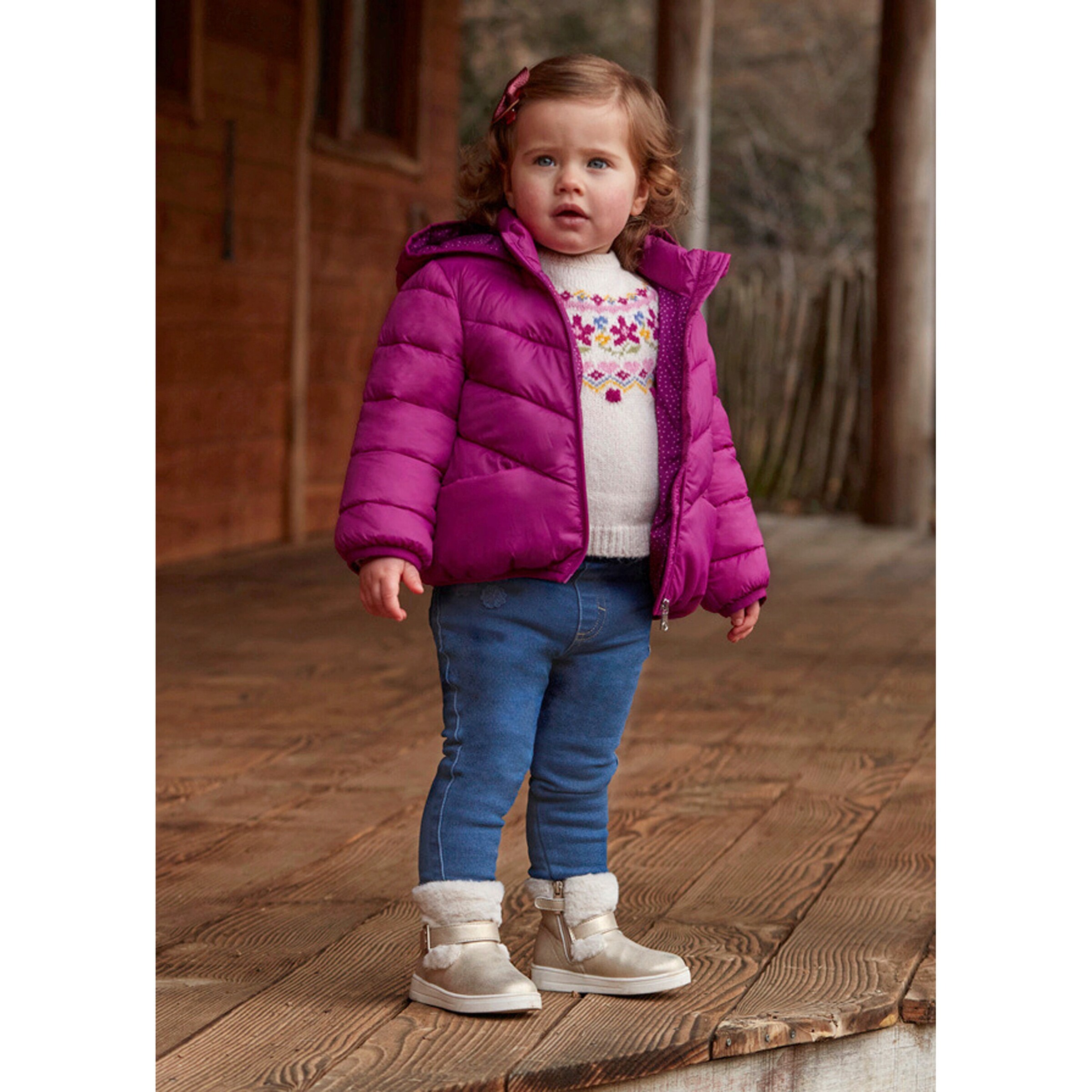 Mayoral Jeans Blumen denim