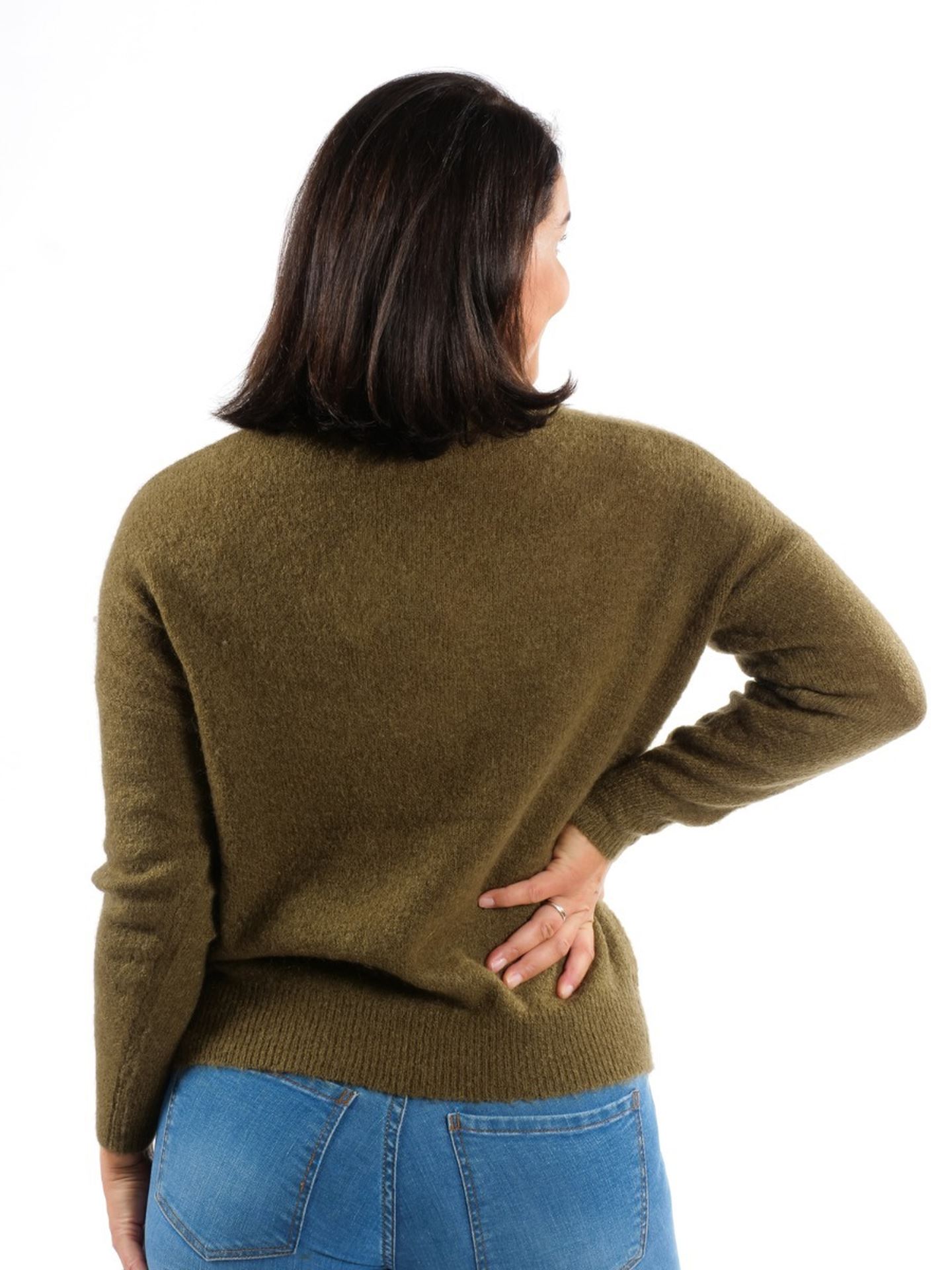 Femme Mohair O-Neck Pullover