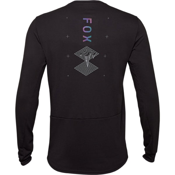 Maillot VTT FOX RANGER DR MD LS JERSEY BLACK