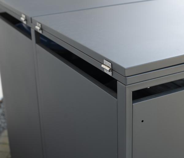 Westmann Mülltonnenverkleidung Kubus 2er Box,