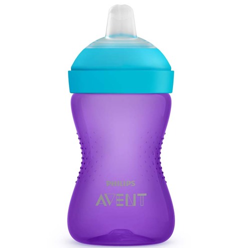 Tasse à bec souple 300 Ml Violet/Bleu - AVENT