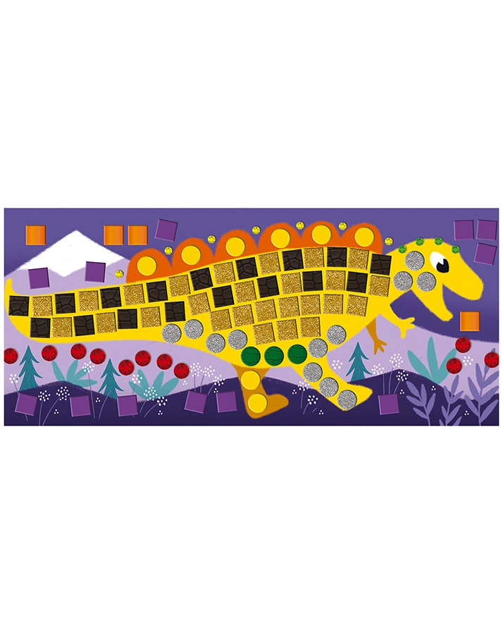 Mosaikkarten DINOSAURIER 8er-Set