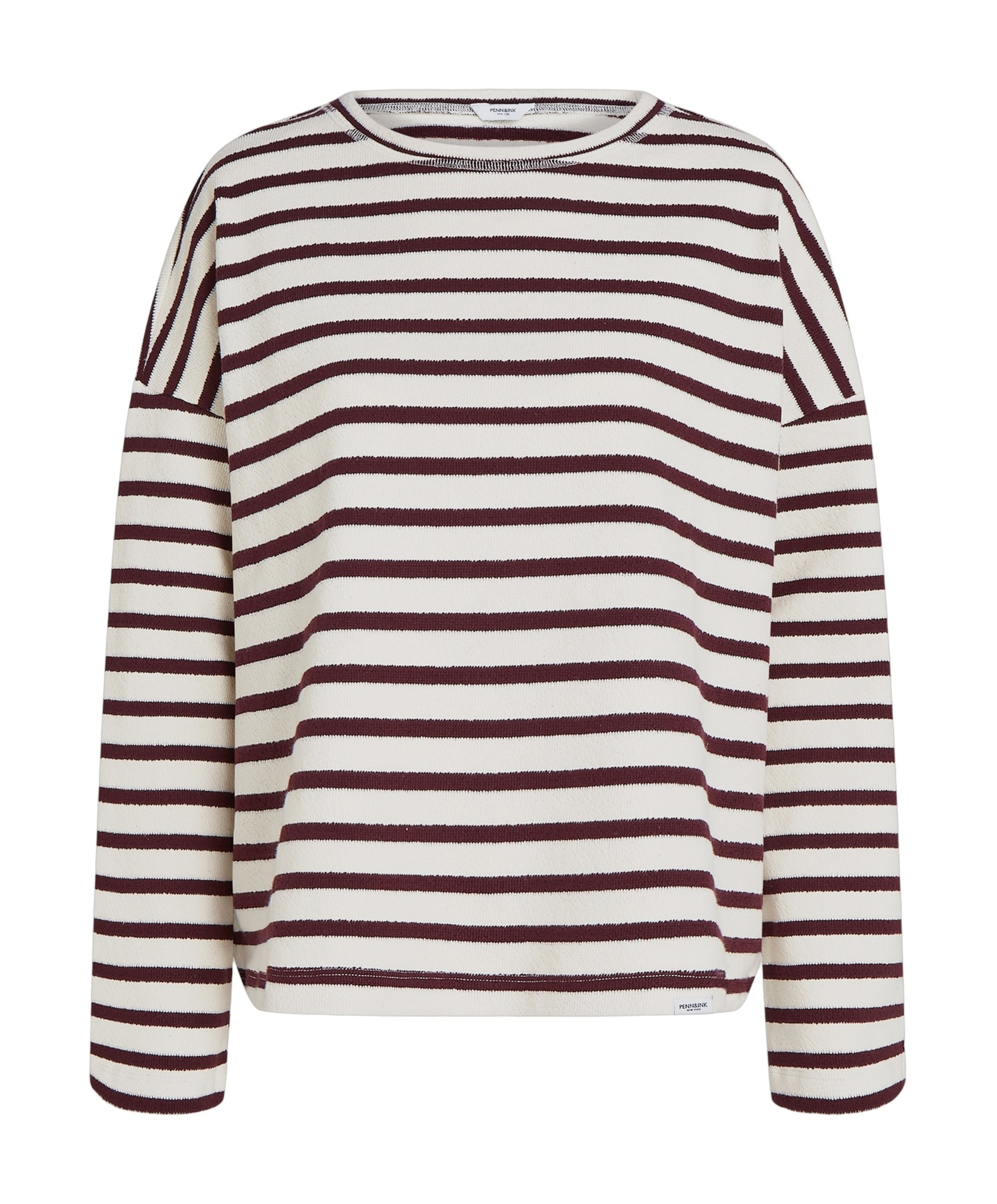 Penn & Ink N.Y. Dames sweater ecru