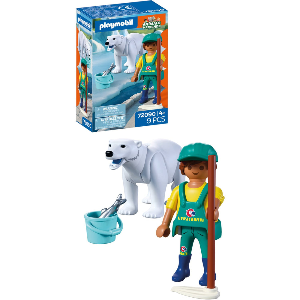 Køb Playmobil® Zoo: Polar Bjørn And Zookeeper
