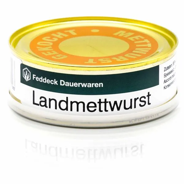 Feddeck Dauerwaren -  Dosenwurst Landmettwurst 200 g