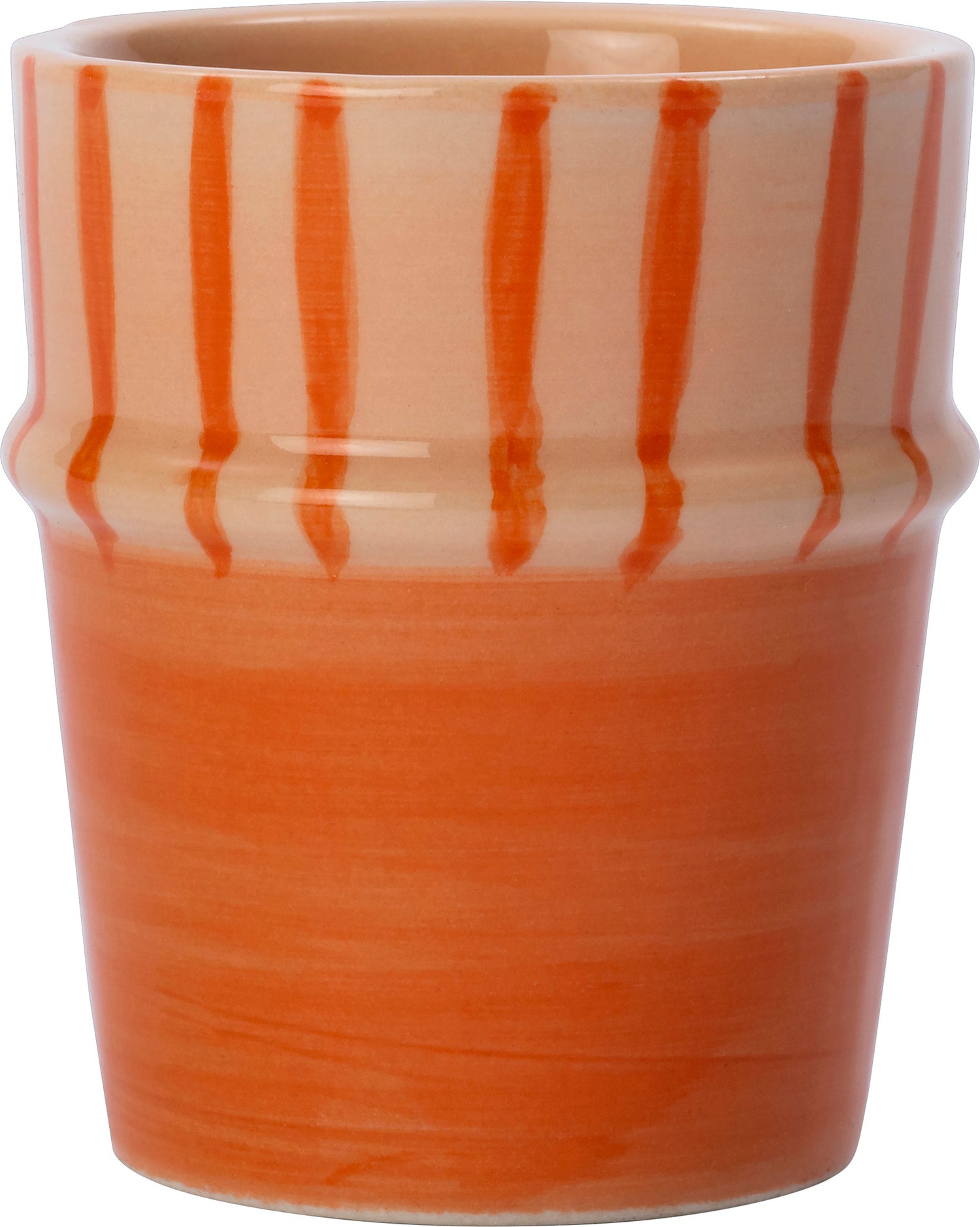 Intratuin beker Laine oranje 130 ml