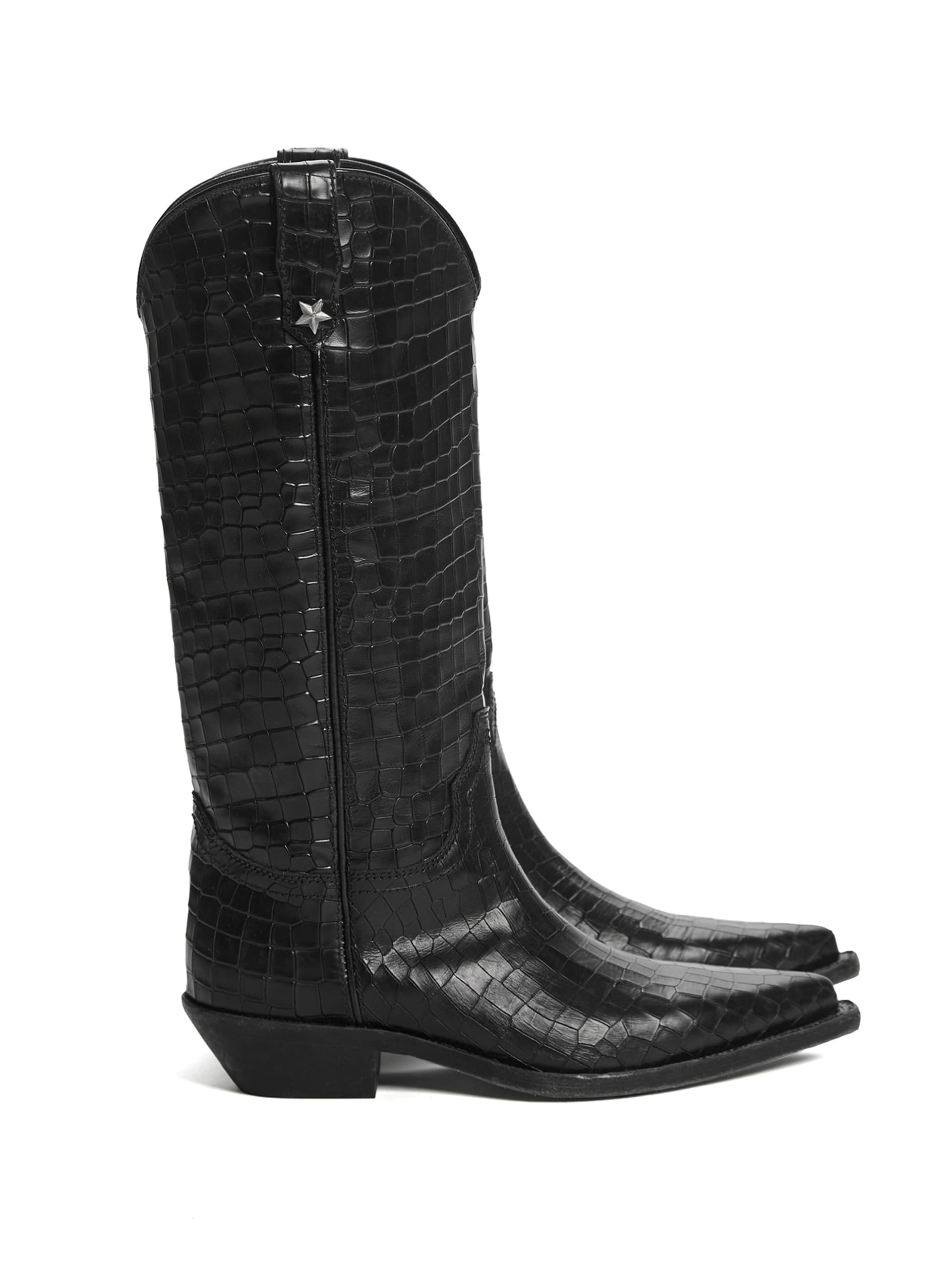 botas de couro de cowboy camperos