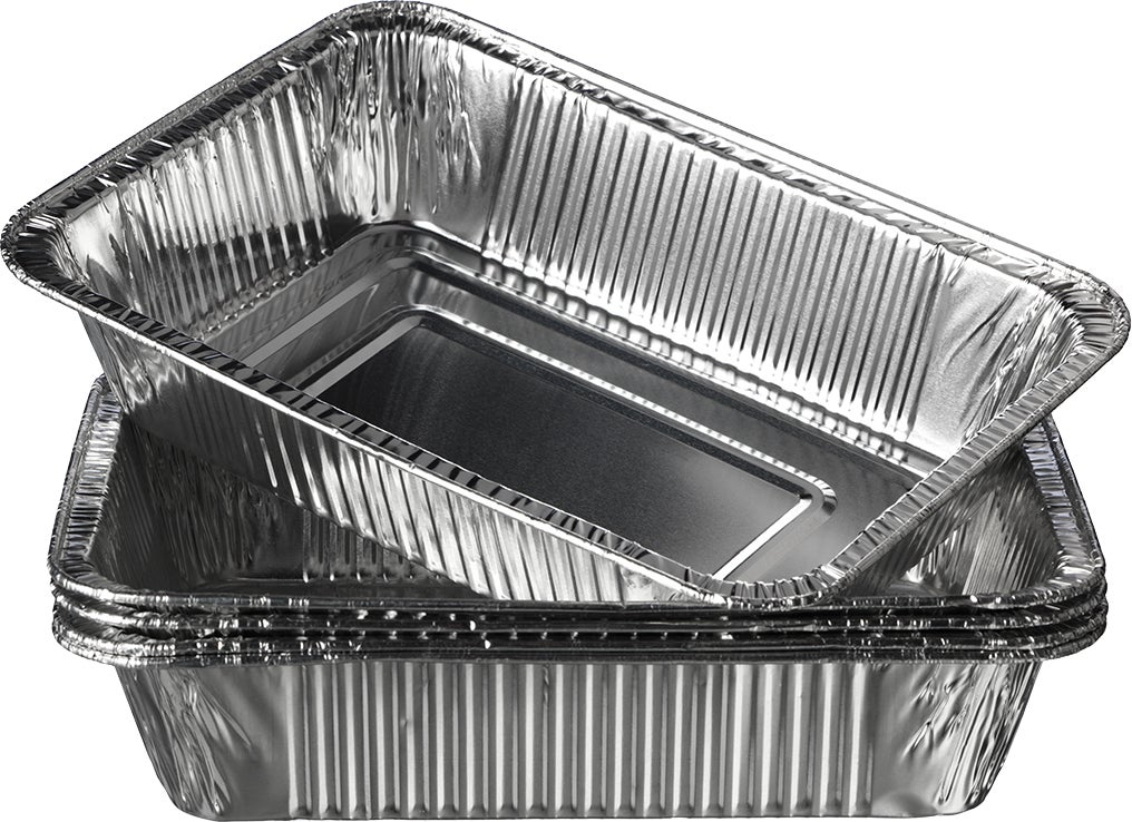 Intratuin aluminium lekbak Medium 22x15x5 cm 10 stuks