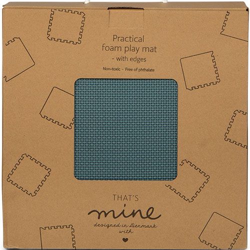 that's mine foam speelmat 100x100 cm - navy blue