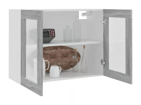 Armoire en verre suspendue 