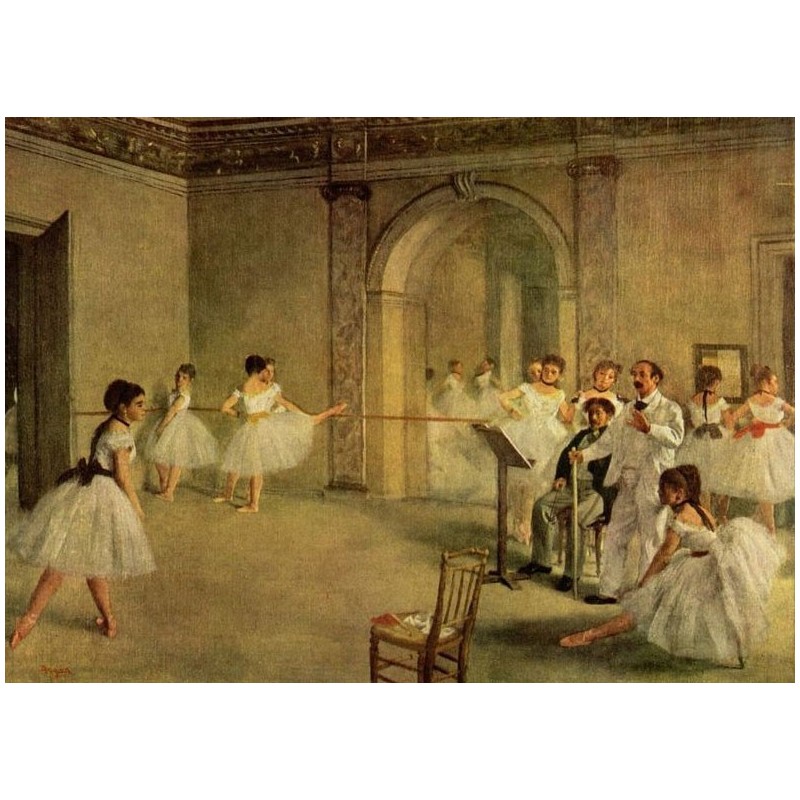 Puzzle 1500 pièces - Degas - The dance foyer at the opera