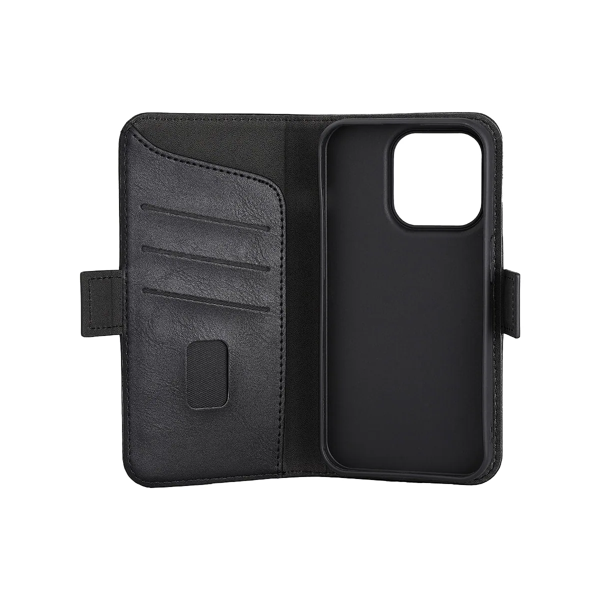 Gear iPhone 15 Pro lommebokdeksel (sort)