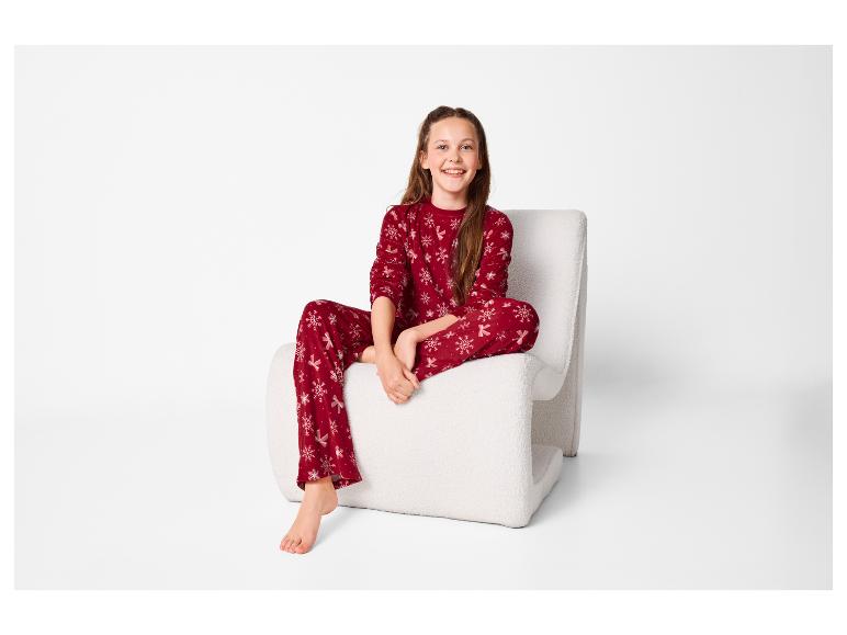 Velours kinder kerstpyjama