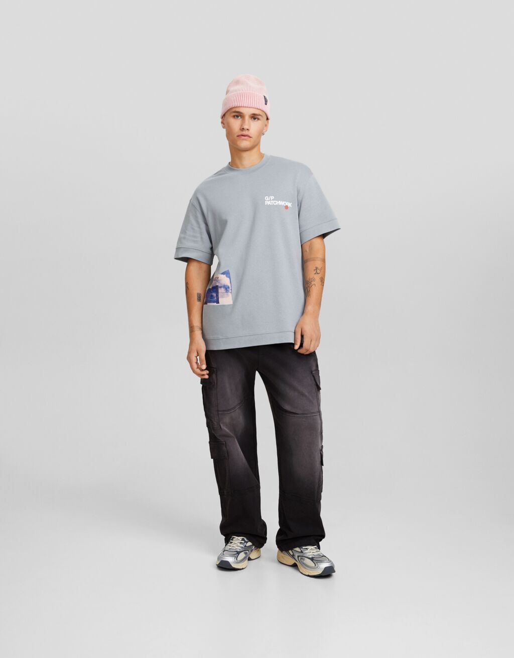 Camiseta de manga curta com estampa