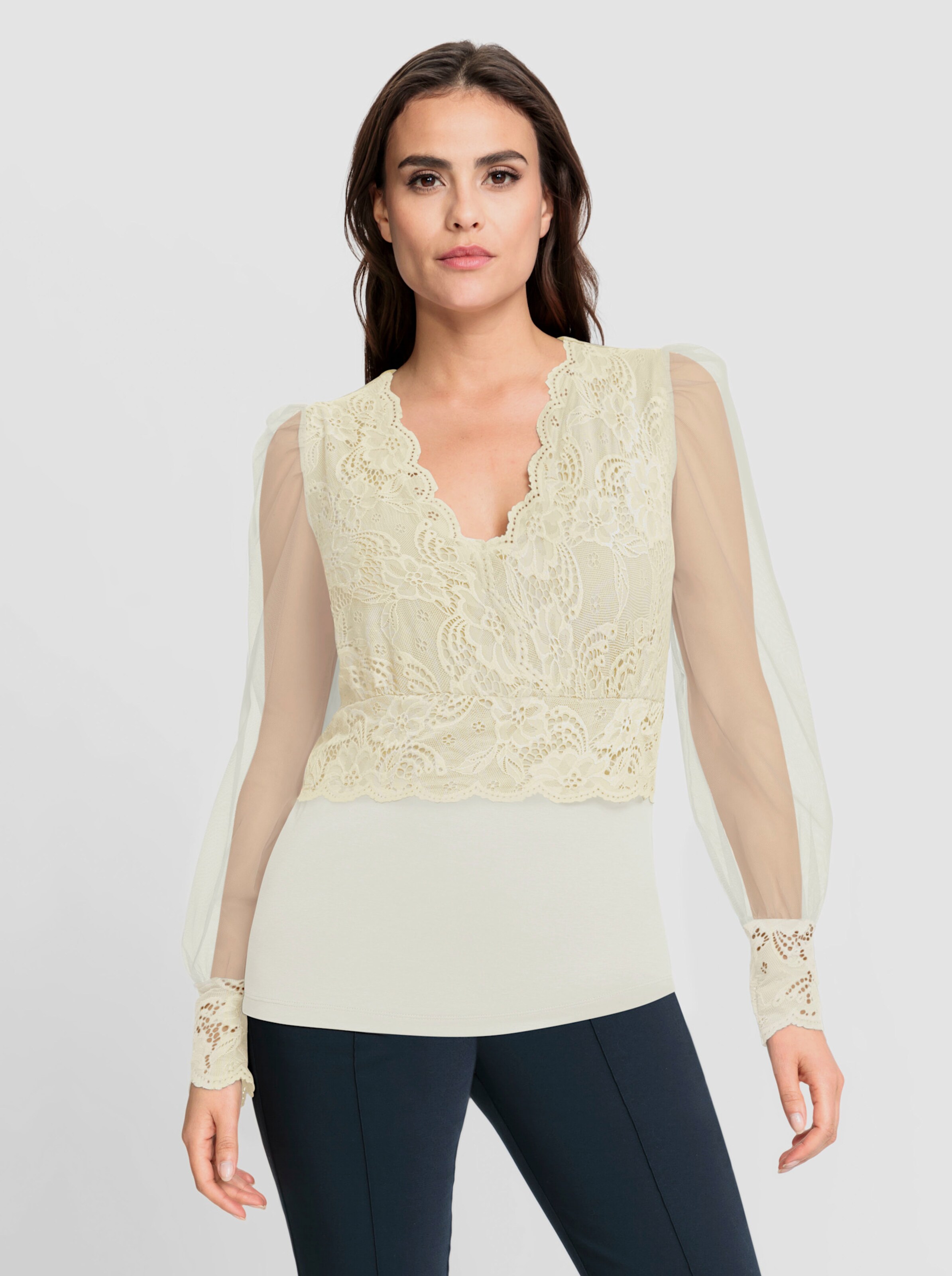 Spitzen-Shirt