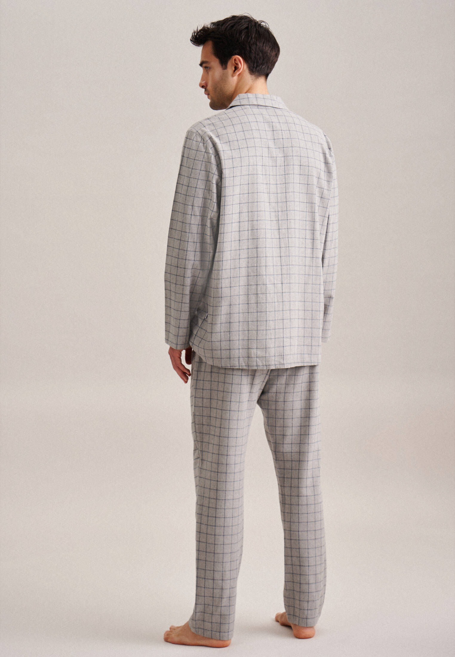 Seidensticker| Herren Pyjama Schwarze Rose