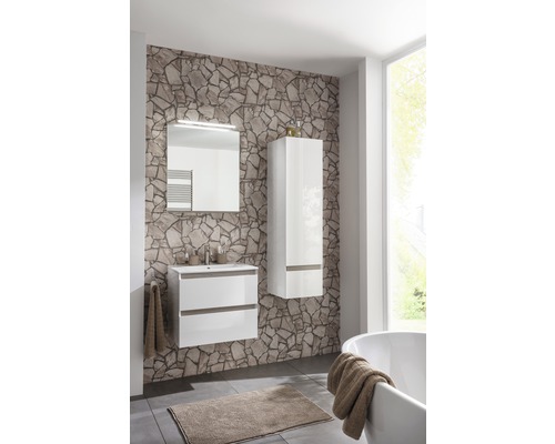 Wastafelmeubel Miami Vice wit 60 x 52 x 39,5 cm