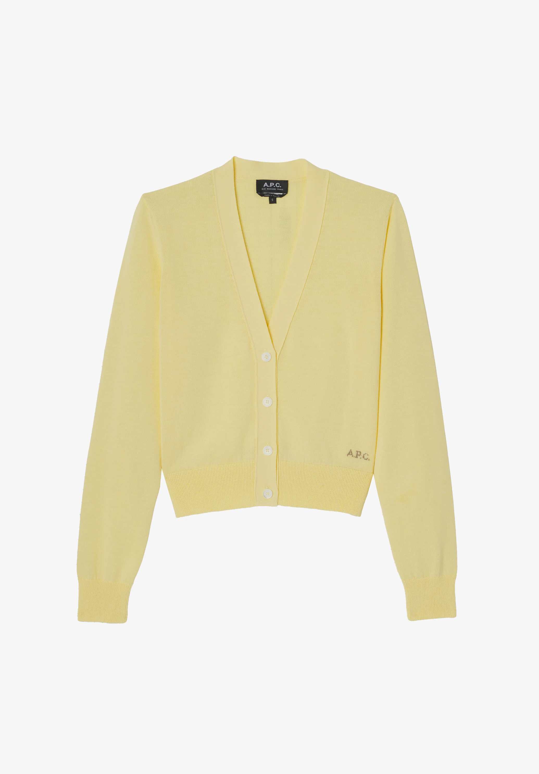cardigan - Jaune clair