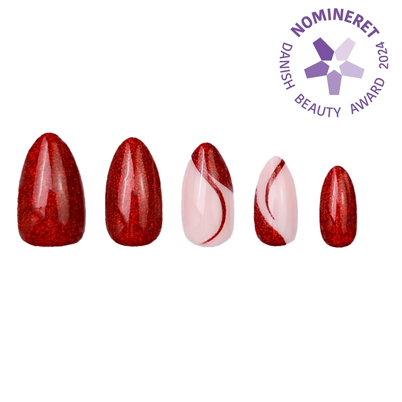 DUFFBEAUTY Reusable Press-on Manicure - Space Cherry