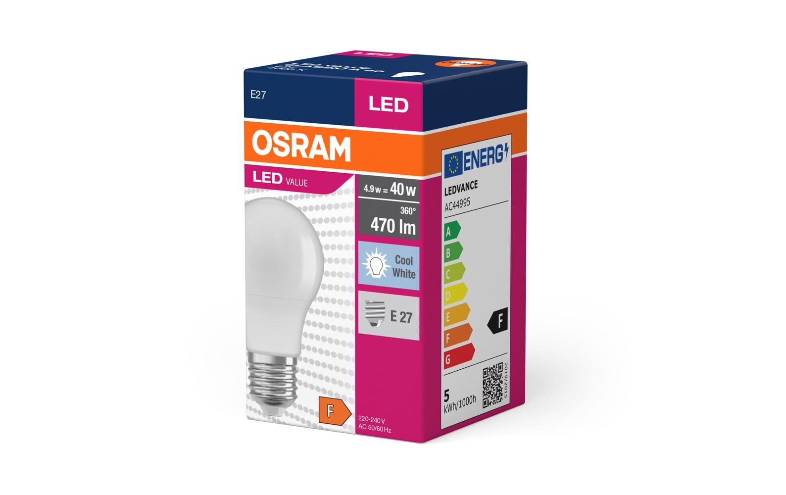 Lampe LED VALUE CLASSIC A NeutralweissLED-Lampen, klassische Kolbenform