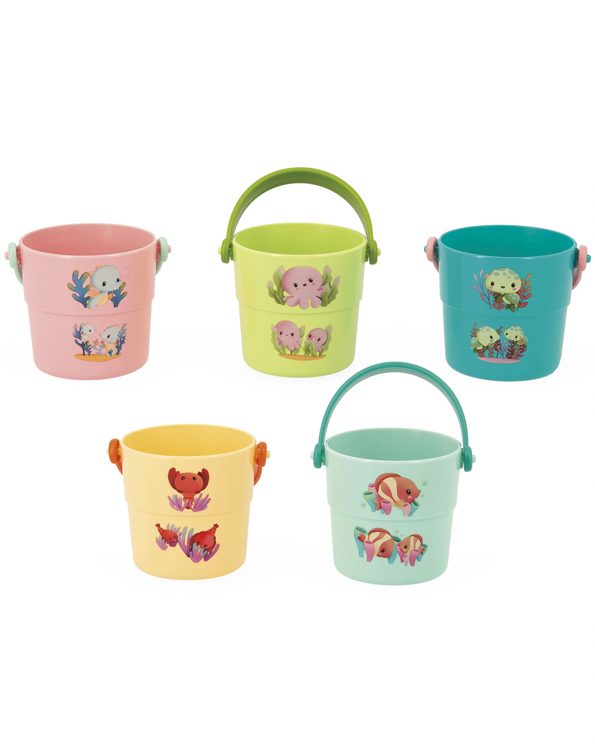 Badewannenspielzeug EIMERCHEN - TIERBABYS 5-teilig