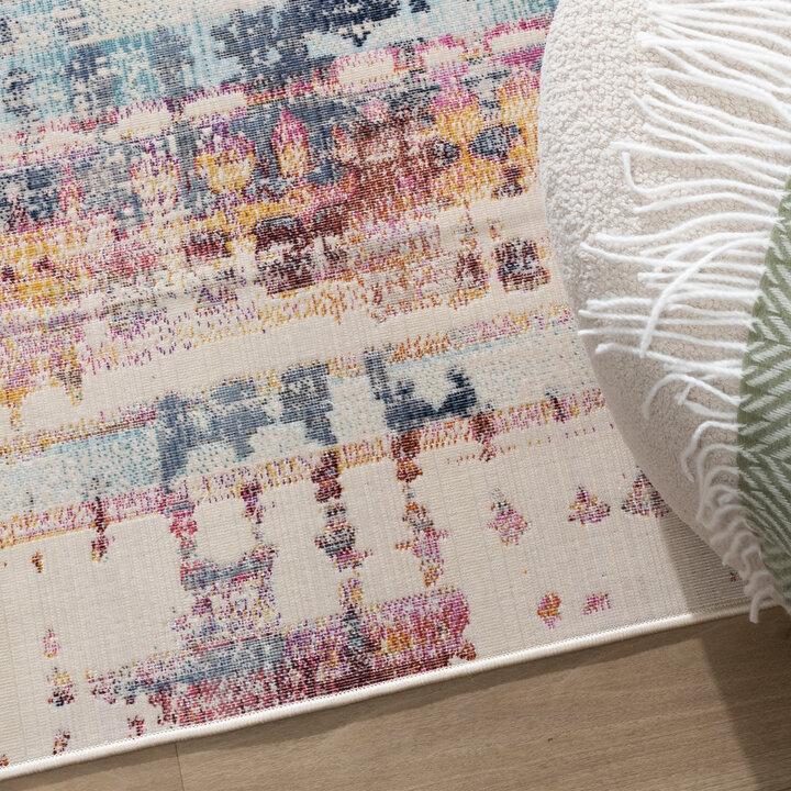 Bohemian vloerkleed - Joya Grunge Multicolor