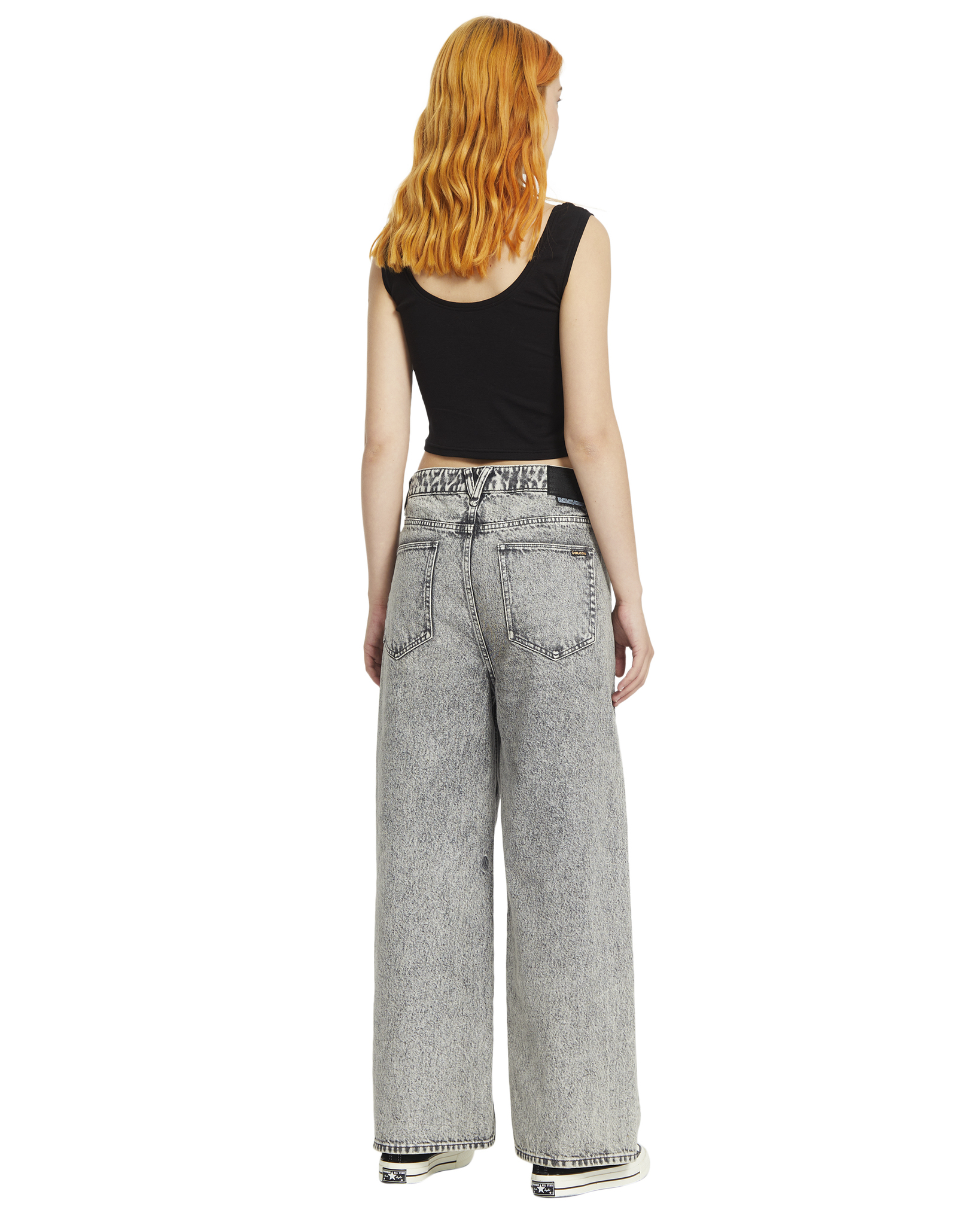 Volcom Beeggy Denim Pants Grey Vintage