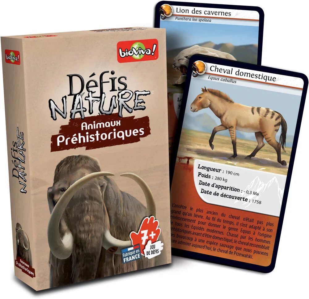 DEFIS NATURE - ANIMAUX PREHISTORIQUES