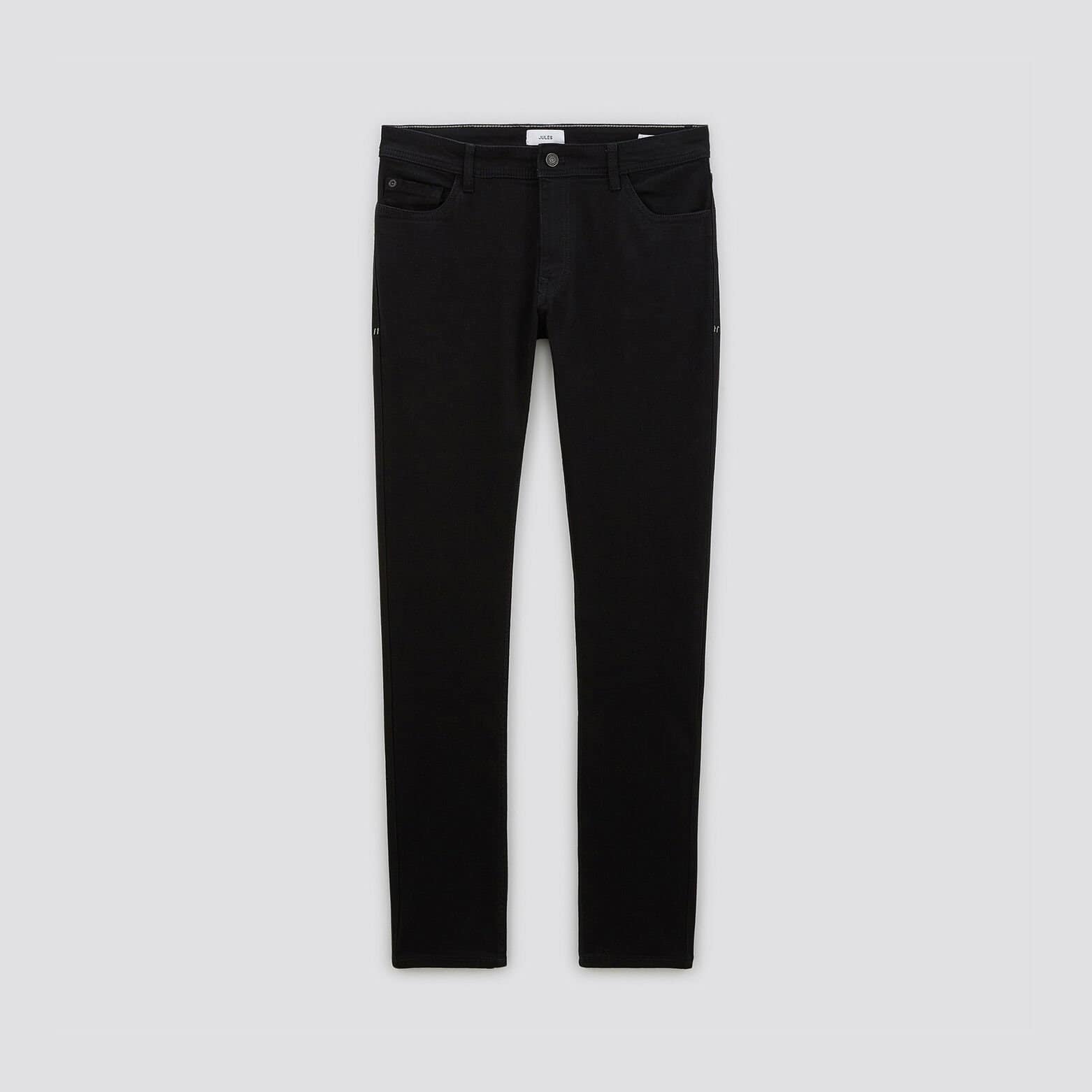 Jean skinny en coton et polyester recyclés Noir