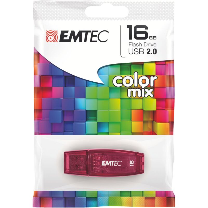 Emtec clé USB C410 16 Go Usb 2.0 (Usb-A) Rouge