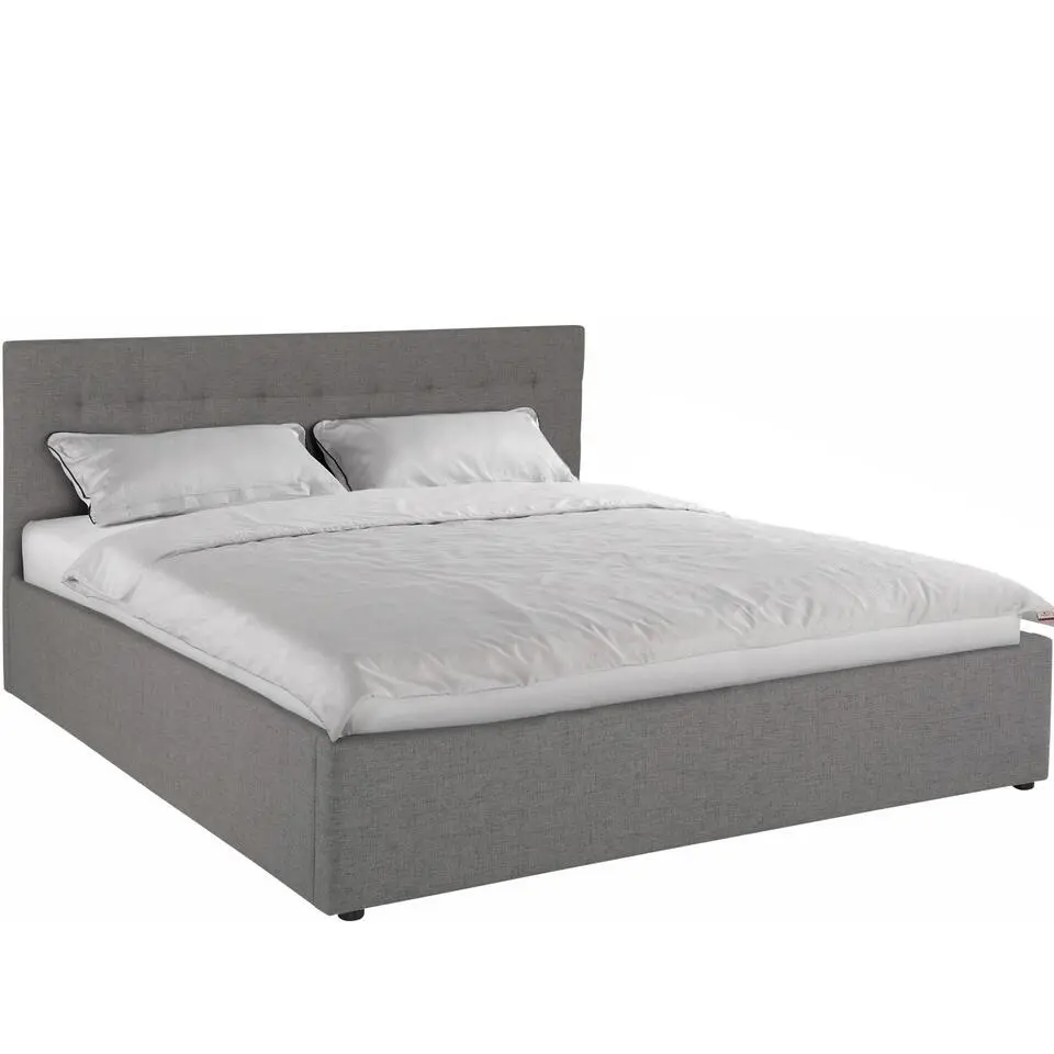 Hamar - Bed 180x200 cm in grijze stof