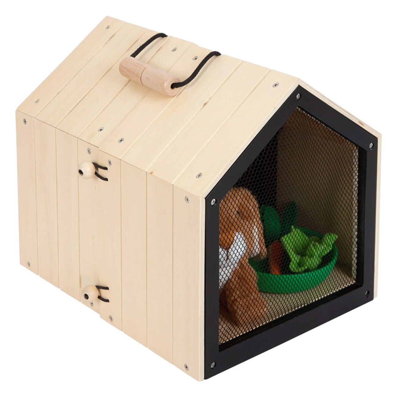 Smallfoot Hasenstall braun Puppenhaus