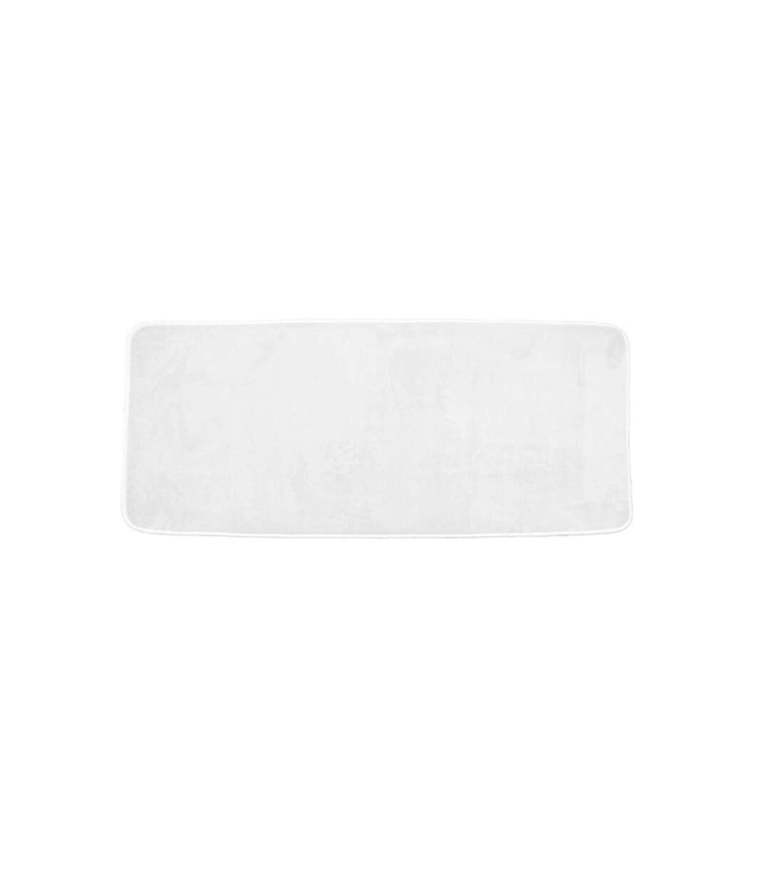 Tapis de Bain Microfibre Vitamine 50x120cm Blanc