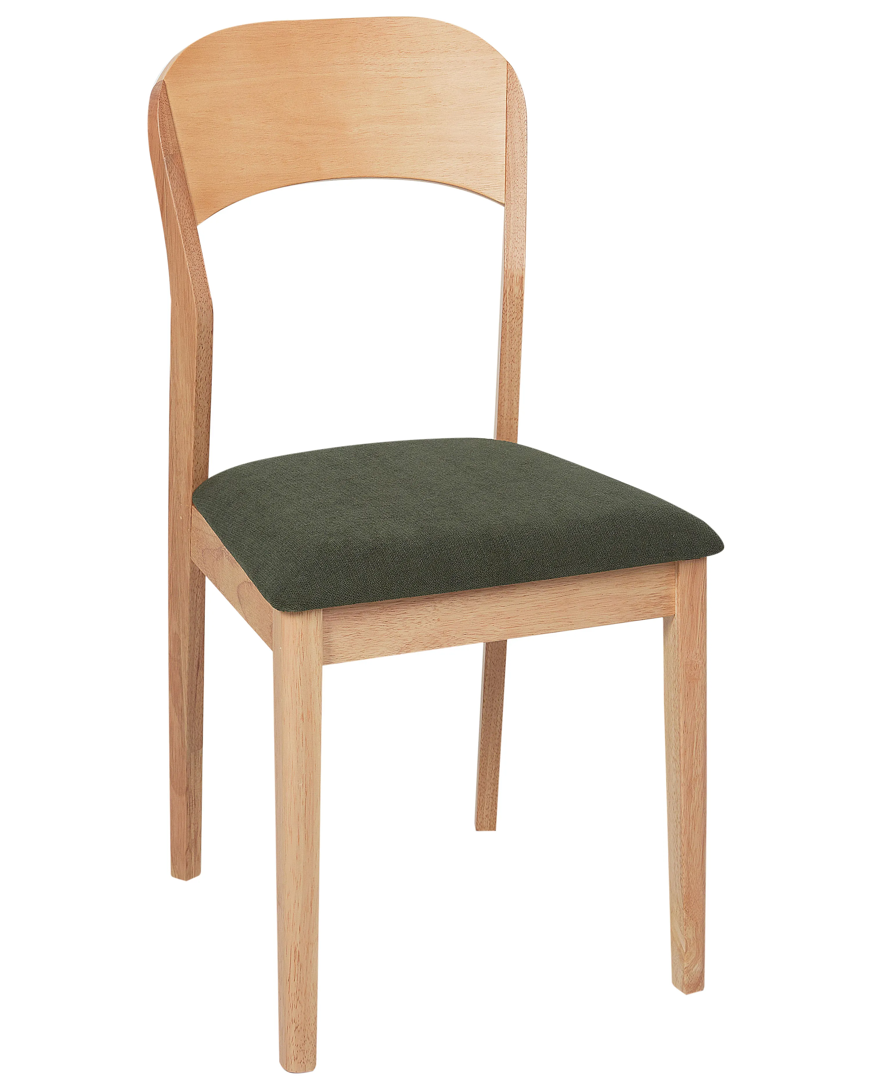 Set van 2 eetkamerstoelen ALVIN Hout Lichtbruin